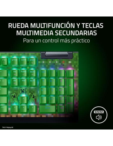 Razer BlackWidow V4 X Minecraft Edition Teclado Mecánico Gaming con Razer Chroma RGB