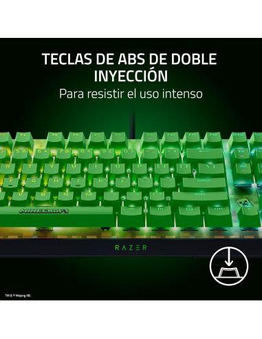 Razer BlackWidow V4 X Minecraft Edition Teclado Mecánico Gaming con Razer Chroma RGB