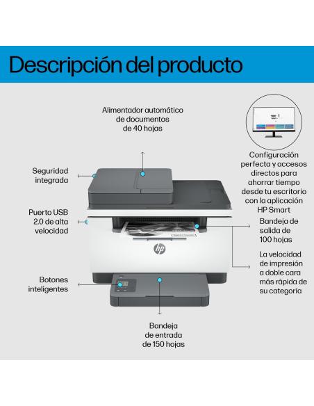 HP LaserJet M234SDN Impresora Láser Multifunción Monocromo Dúplex Blanca