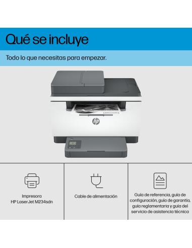 HP LaserJet M234SDN Impresora Láser Multifunción Monocromo Dúplex Blanca