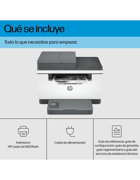 HP LaserJet M234SDN Impresora Láser Multifunción Monocromo Dúplex Blanca