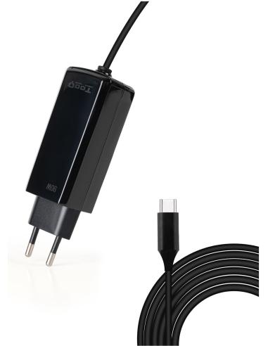 TooQ TQLC-USBCGAN90PD-C Cargador para Portátil 90W USB-C Negro