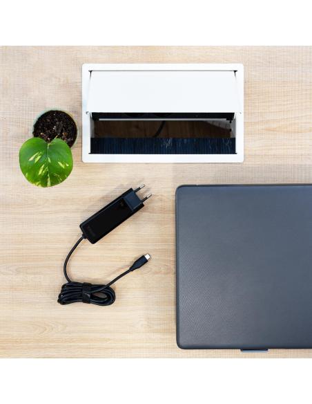 TooQ TQLC-USBCGAN90PD-C Cargador para Portátil 90W USB-C Negro