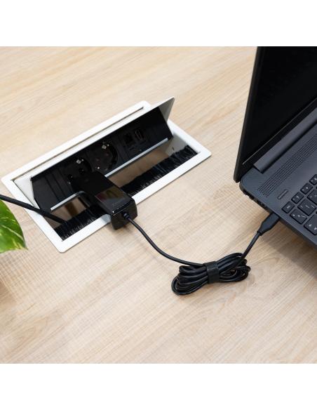 TooQ TQLC-USBCGAN90PD-C Cargador para Portátil 90W USB-C Negro