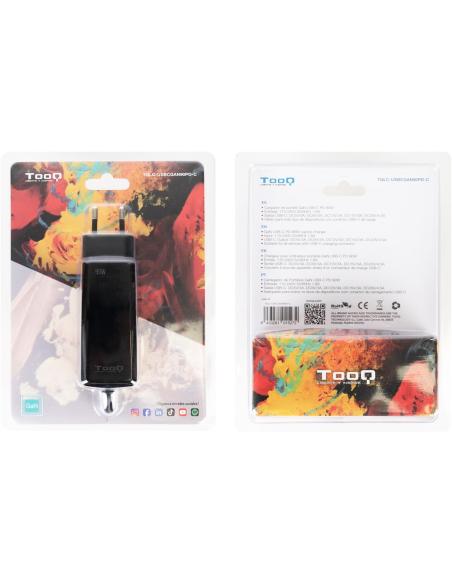TooQ TQLC-USBCGAN90PD-C Cargador para Portátil 90W USB-C Negro