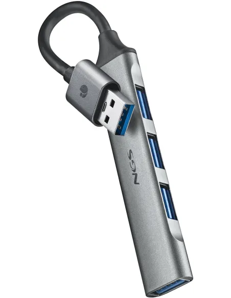 NGS NGS-HUB-0163 Hub USB-A a x4 USB-A Plata