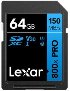Lexar 800x Pro Tarjeta de Memoria SDXC 64GB C10-1377016
