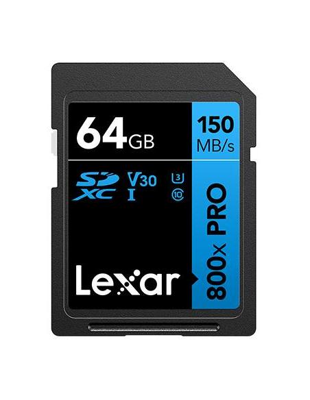 Lexar 800x Pro Tarjeta de Memoria SDXC 64GB C10