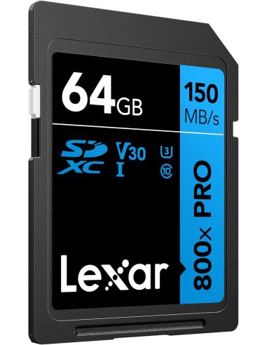 Lexar 800x Pro Tarjeta de Memoria SDXC 64GB C10