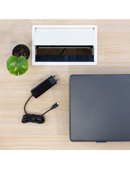 TooQ TQLC-USBCGAN65PD-C Cargador para Portátil 65W USB-C Negro