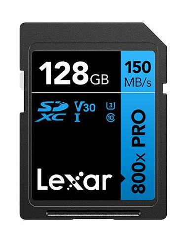 Lexar 800x Pro Tarjeta de Memoria SDXC 128GB C10