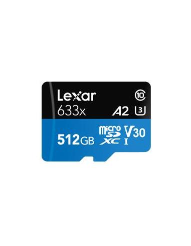 Lexar 633X 512 GB MicroSDXC UHS-I Clase 10