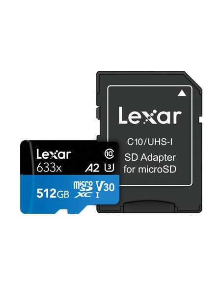 Lexar 633X 512 GB MicroSDXC UHS-I Clase 10
