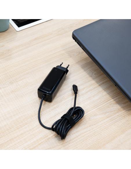 TooQ TQLC-USBCGAN45PD-C Cargador de Portátil 45W USB-C Negro