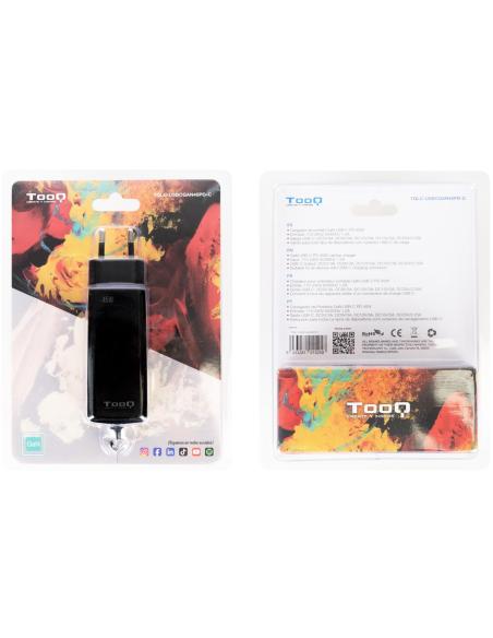 TooQ TQLC-USBCGAN45PD-C Cargador de Portátil 45W USB-C Negro