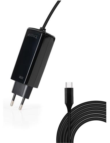TooQ TQLC-USBCGAN100PD-C Cargador de Portátil 100 W USB-C Negro