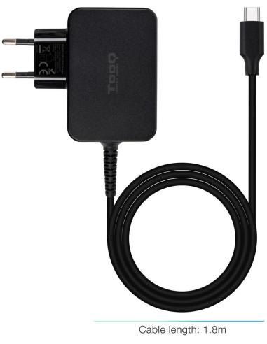 TooQ TQLC-USBCGAN45PD Cargador de Portátil 45W USB-C