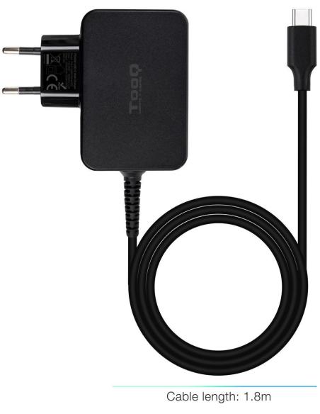 TooQ TQLC-USBCGAN45PD Cargador de Portátil 45W USB-C