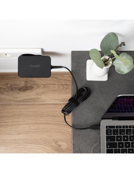 TooQ TQLC-USBCGAN100PD Cargador de Portátil 100W USB-C Negro