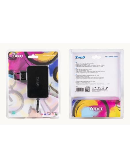 TooQ TQLC-USBCGAN100PD Cargador de Portátil 100W USB-C Negro