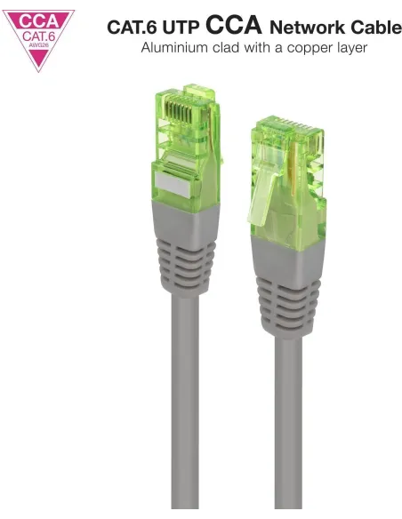 Nanocable 10.20.1400-L25 Cable RJ-45 Cat 6 U/UTP 25cm Gris