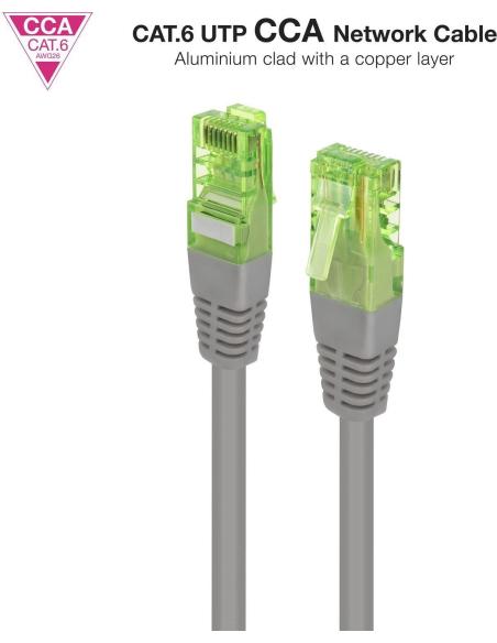 Nanocable 10.20.1400-L25 Cable RJ-45 Cat 6 U/UTP 25cm Gris