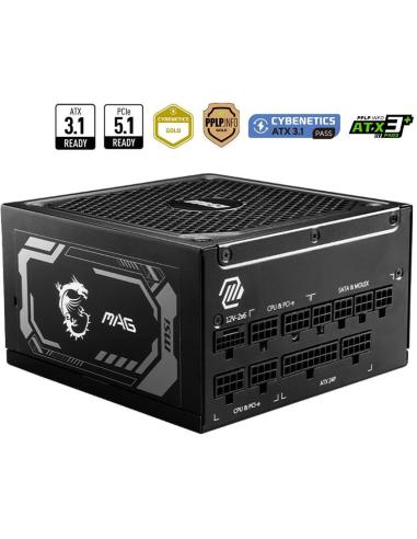 MSI MAG A1000GL 1000W 80 Plus Gold Modular
