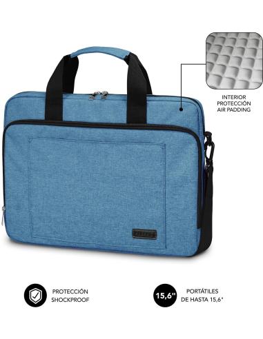 Subblim Air Padding Maletín para Portátiles de 15.6" Azul