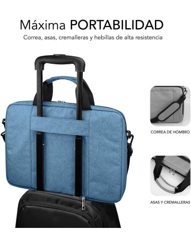 Subblim Air Padding Maletín para Portátiles de 15.6" Azul