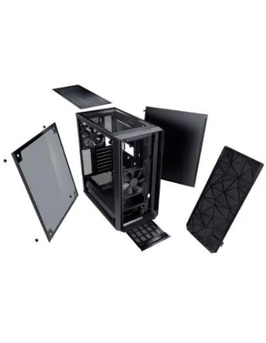 Fractal Design Meshify C Midi Tower Cristal Templado USB 3.0 Negra