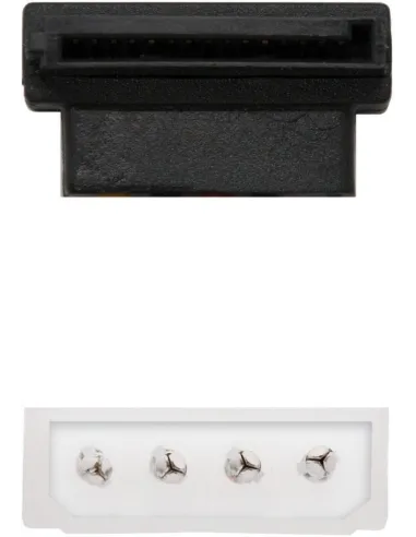 Nanocable 10.19.0201-OEM Cable SATA Molex 4-Pin a SATA 15-Pin 16 cm Multicolor