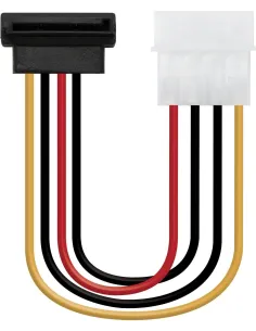 Nanocable 10.19.0201-OEM Cable SATA Molex 4-Pin a SATA 15-Pin 16 cm Multicolor-50955