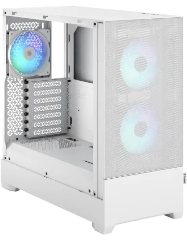 Fractal Design Pop Air RGB ATX Cristal Templado USB 3.2 Blanca