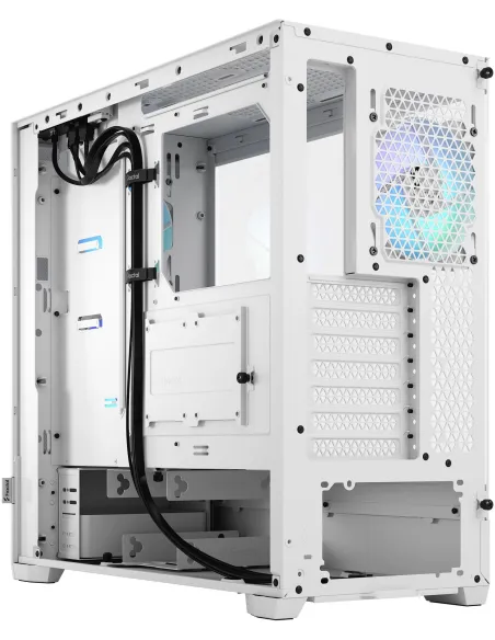 Fractal Design Pop Air RGB ATX Cristal Templado USB 3.2 Blanca