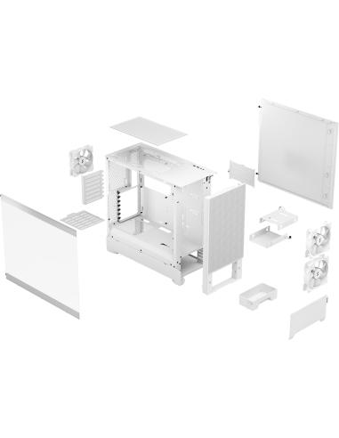Fractal Design Pop Air RGB ATX Cristal Templado USB 3.2 Blanca