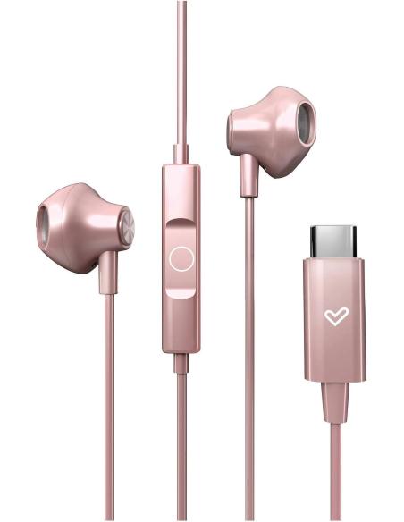 Energy Sistem EasyPods Auriculares USB-C Rosa