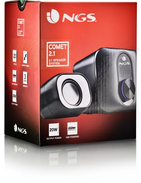 NGS Comet 2.1 Mini Altavoces de PC con Subwoofer