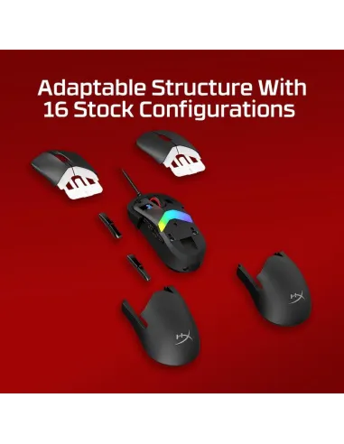 HyperX Pulsefire Fuse Ratón Gaming 26000DPI Negro