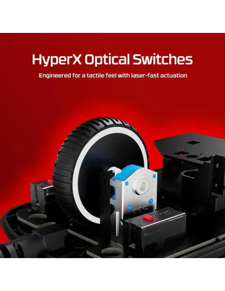 HyperX Pulsefire Fuse Ratón Gaming 26000DPI Negro