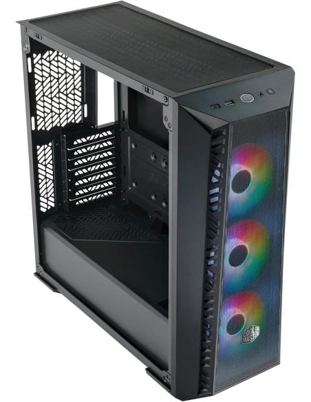 Cooler Master MasterBox MB520 Mesh Midi Tower ARGB Cristal Templado USB-C/3.2 Negra