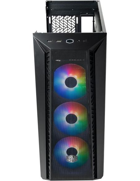 Cooler Master MasterBox MB520 Mesh Midi Tower ARGB Cristal Templado USB-C/3.2 Negra