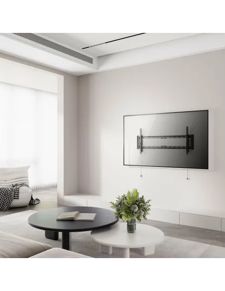 Aisens WT90T-237 Soporte de Pared para Monitor/TV 43"-90" Máx. 75 KG Negro