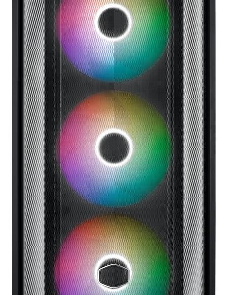 Cooler Master MasterBox 600 Cristal Templado USB 3.2 Negro