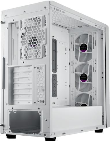 Cooler Master MasterBox 600 Cristal Templado USB 3.2 Blanco