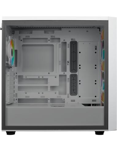 Cooler Master MasterBox 600 Cristal Templado USB 3.2 Blanco