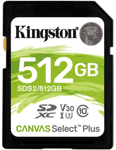 Kingston Canvas Select Plus SDXC 512GB UHS-I Clase 10