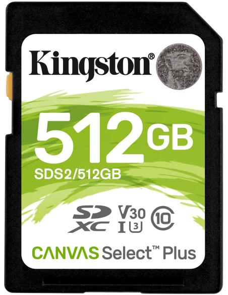 Kingston Canvas Select Plus SDXC 512GB UHS-I Clase 10