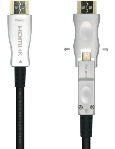 Aisens A148-0511 Cable HDMI a HDMI-A/D 2.0 20M Negro