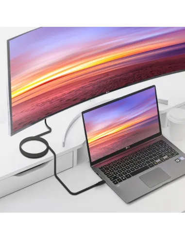 Aisens A107-0707 Cable USB-C 5M Negro