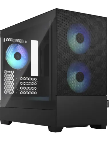 Fractal Design Pop Mini Air Cristal Templado USB 3.2 Negro